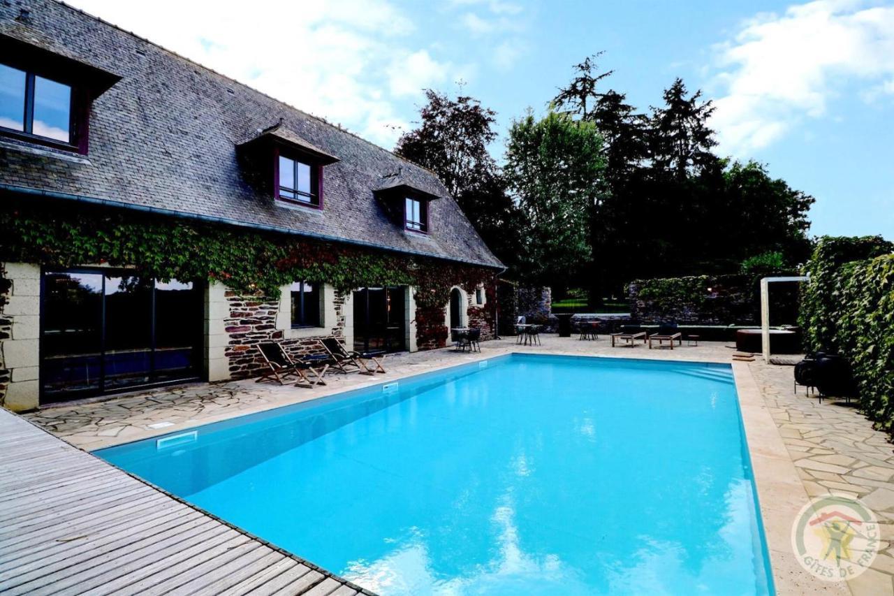 Bed and Breakfast Manoir De La Droulinais Брюз Экстерьер фото